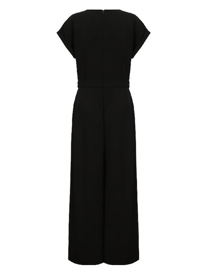 Kirsten – Elegant Cap Sleeve Wide Leg Jumpsuit - Image 17