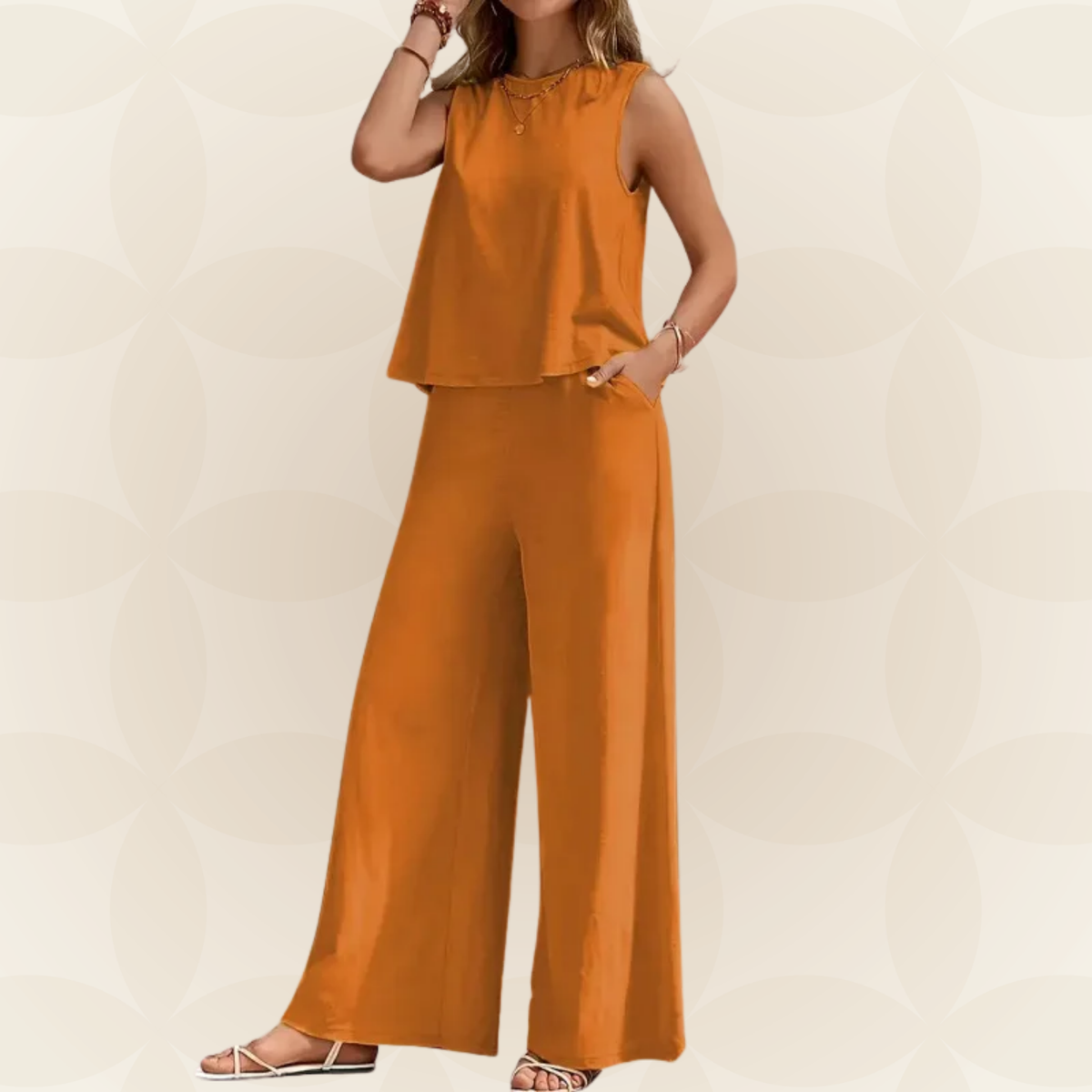 Cornelia – Chic wide-leg Summer Jumpsuit - Image 7