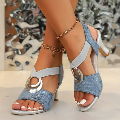 Karina – Women Summer Ankle Strap Ring Sandals - Image 2
