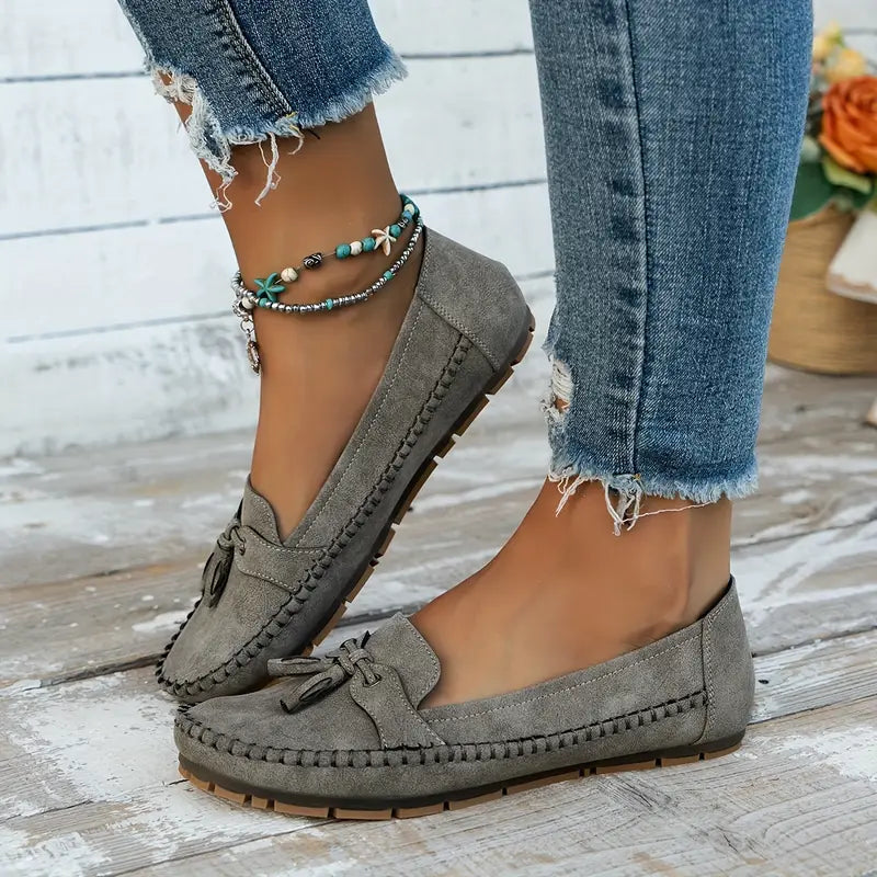 Carina – Women Soft Suede Slip-On Shoes - Image 10