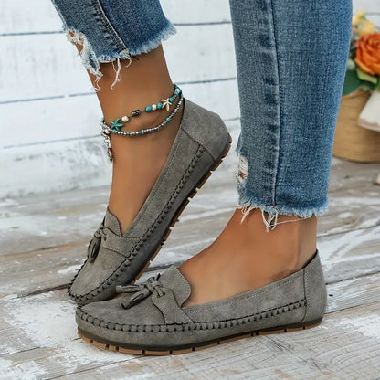Carina – Women Soft Suede Slip-On Shoes - Image 10