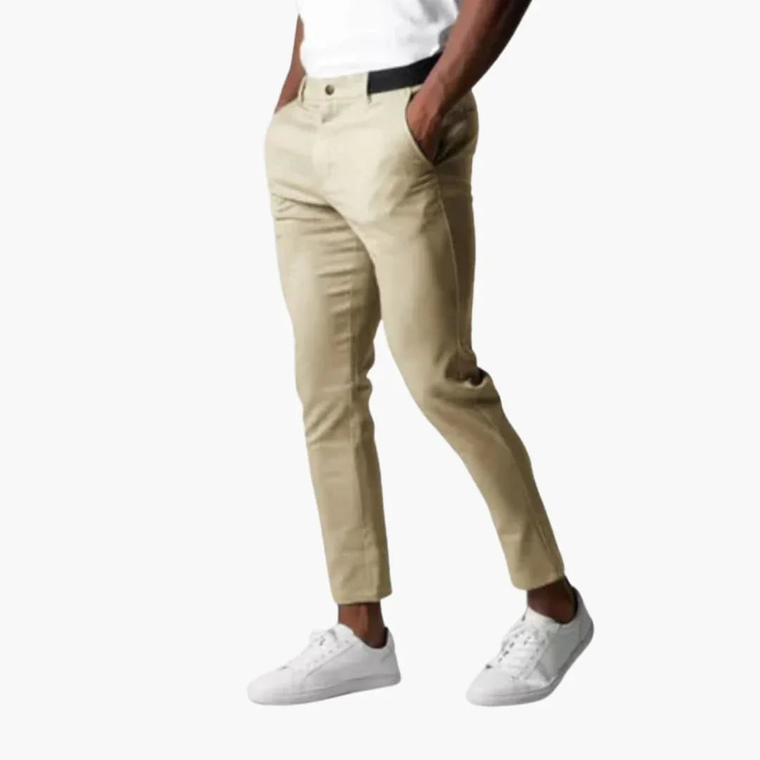Adrian – Eleganckie Męskie Spodnie Slim Fit do Codziennego Stylu