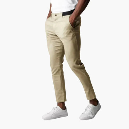 Adrian – Eleganckie Męskie Spodnie Slim Fit do Codziennego Stylu