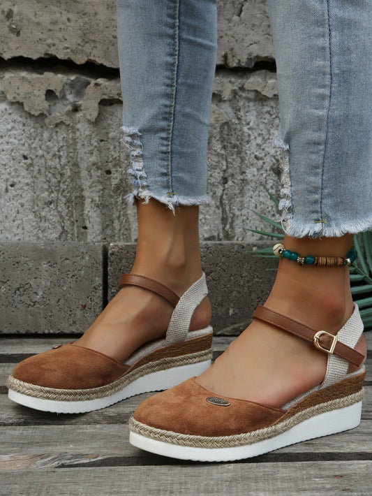 Verena – Women Espadrille Wedge Sandals - Image 1