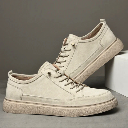 Oliver – Zamszowe sneakersy męskie o minimalistycznym designie