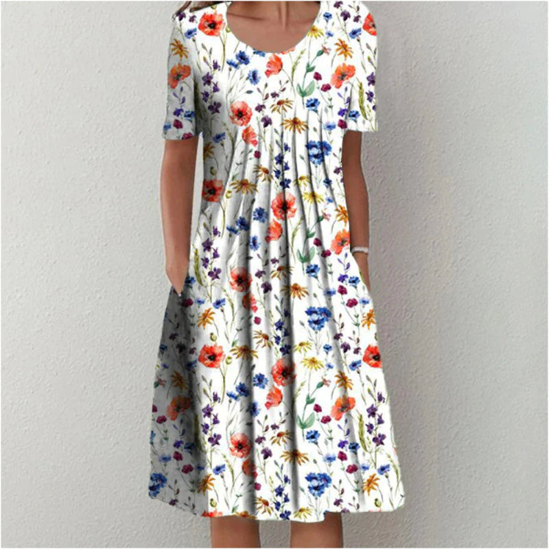 Ella – Floral A-Line Dress - Image 1