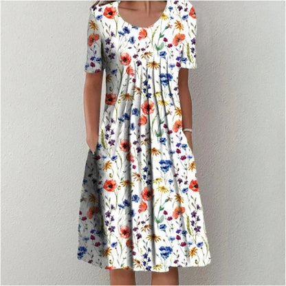 Ella – Floral A-Line Dress - Image 1