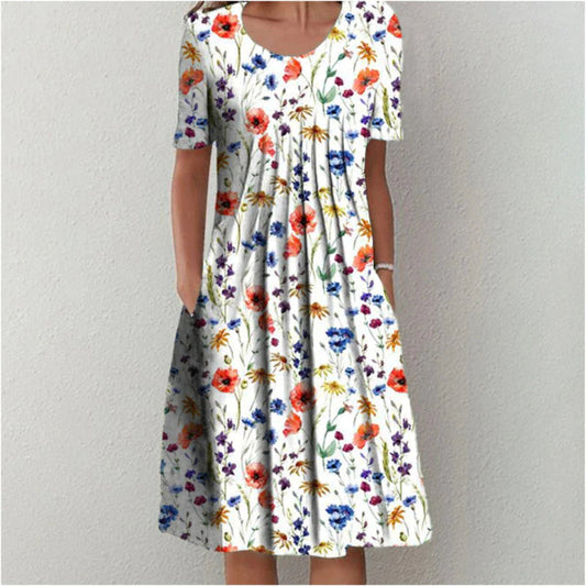 Ella – Floral A-Line Dress - Image 1