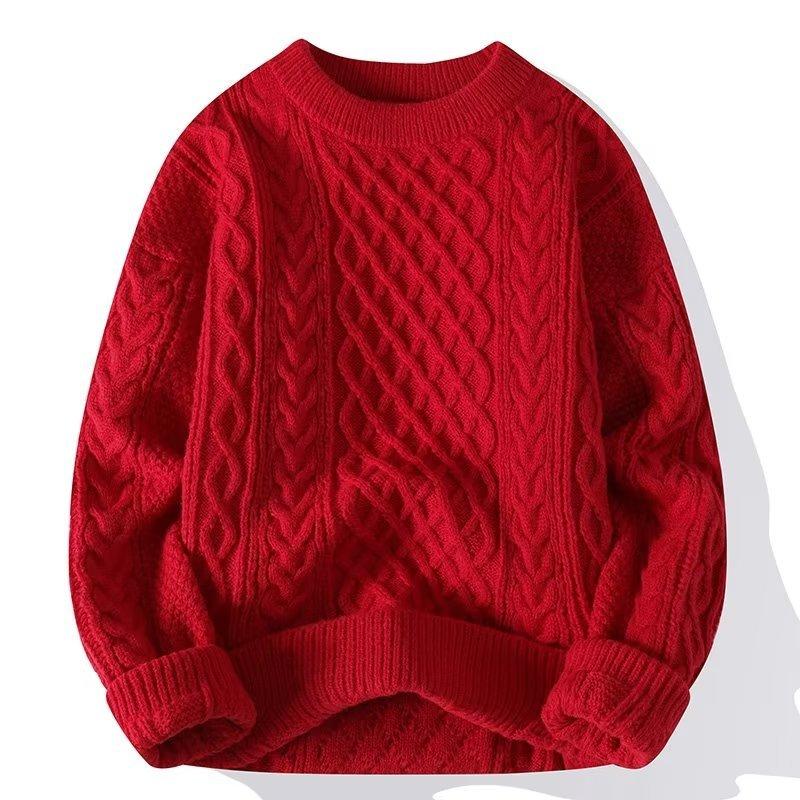 Noir – Sweter damski z warkoczowym splotem