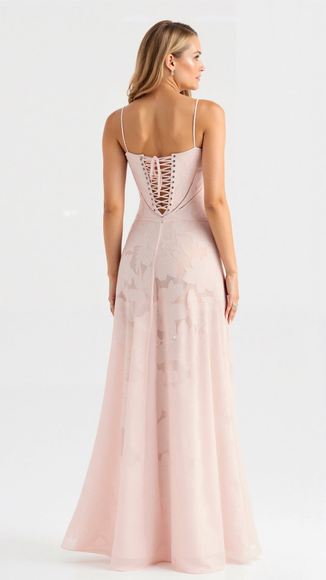 Antonia – Women Floral Print Wedding Guest Dress - Image 5