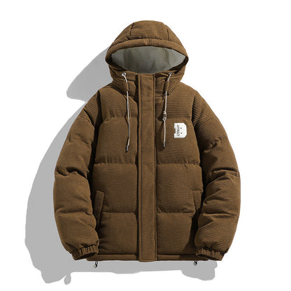 Daniel – Męska zimowa kurtka puffer z miękkim futerkiem wewnątrz