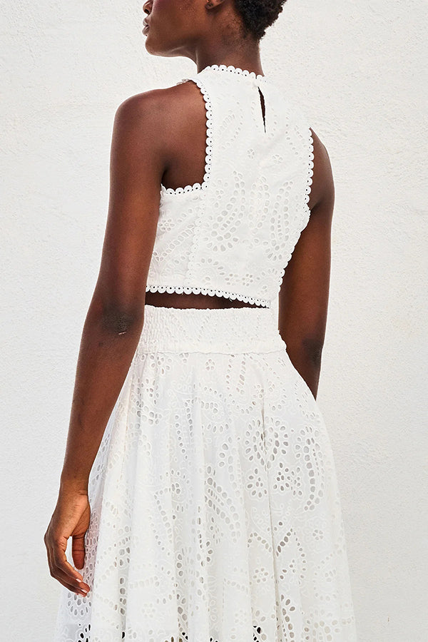 Claudia – Embroidered Lace Two-Piece Set for Women - Image 20