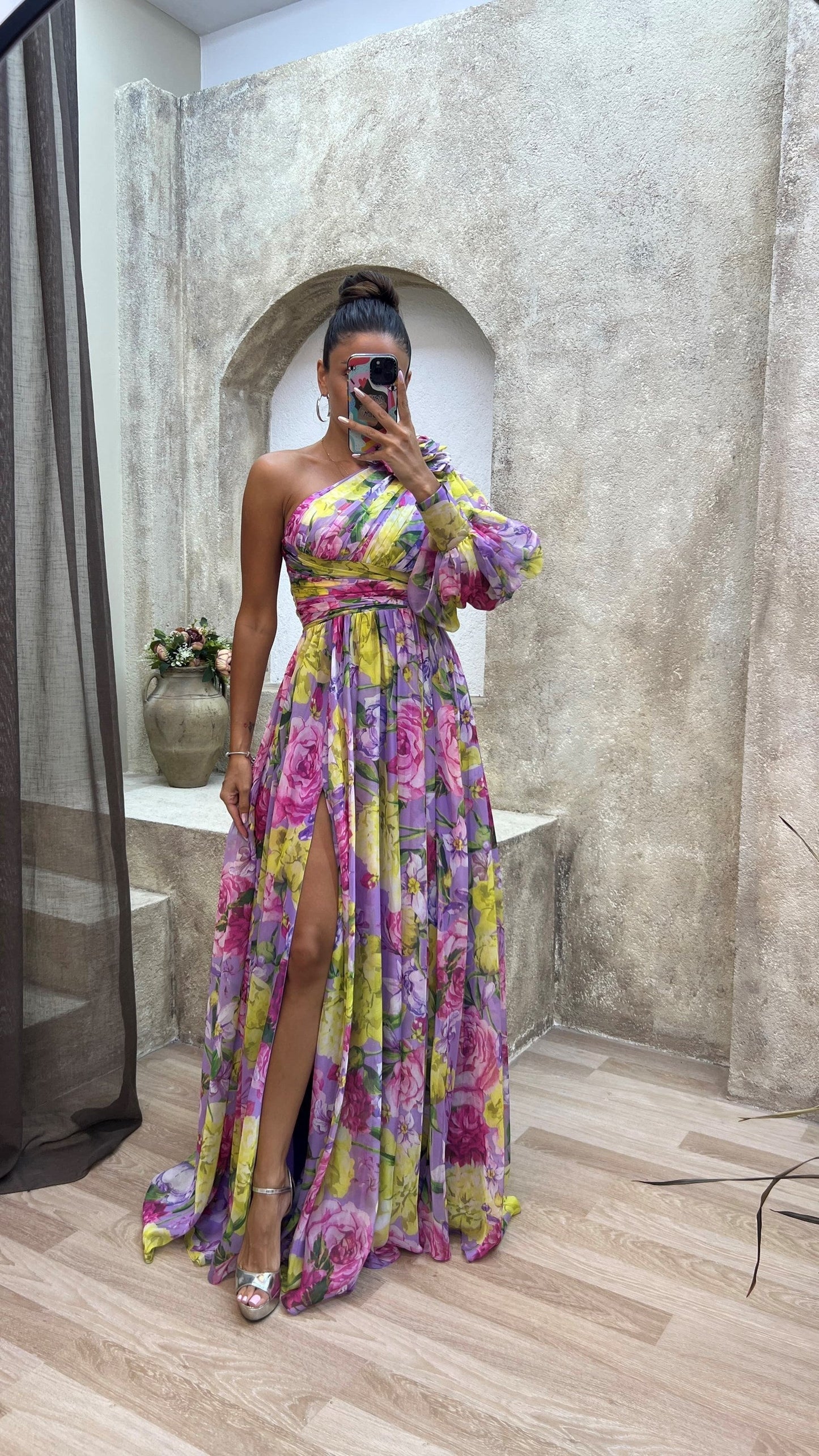 Mila – Elegant Flowy Shoulder Dress for Summer Events - Image 6