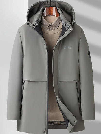 Daniel – Techniczna zimowa parka męska z kapturem o nowoczesnym kroju