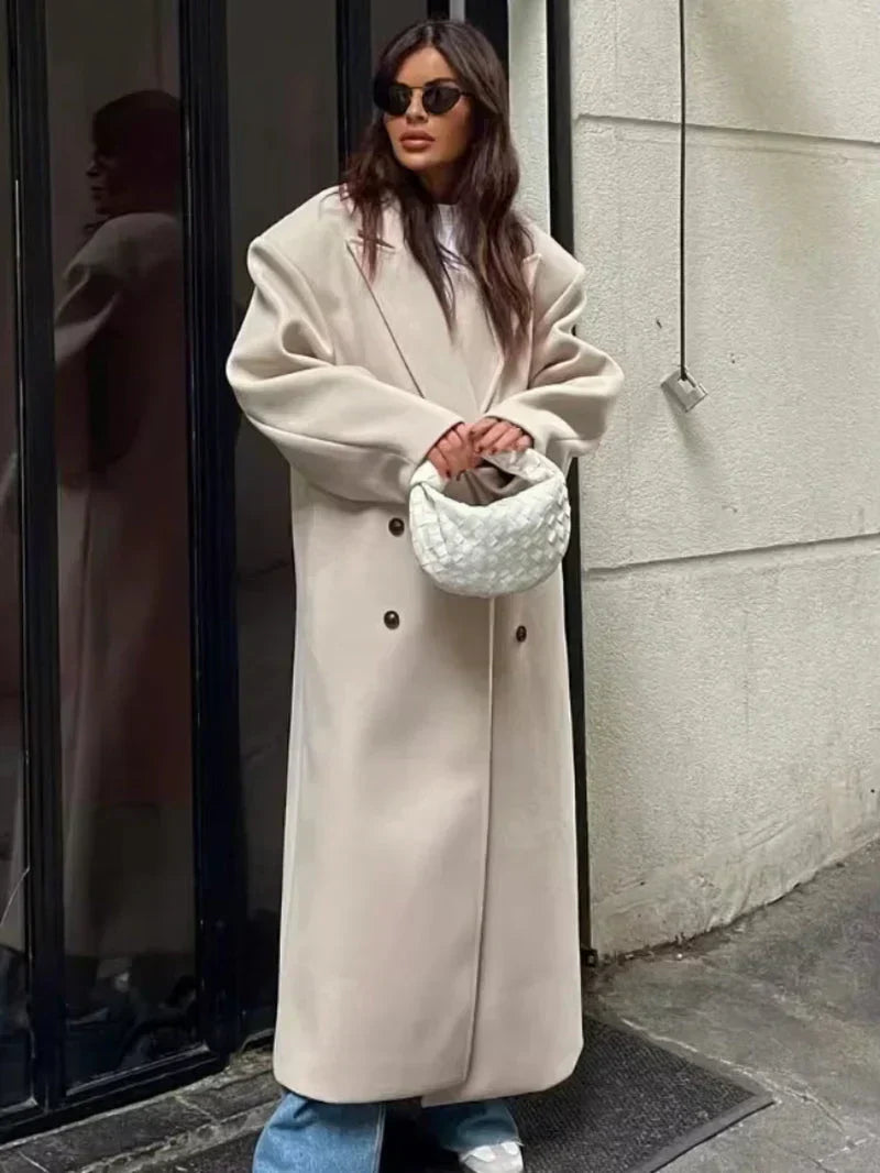 Celeste - Płaszcz damski oversize