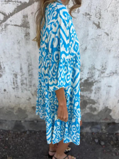 Lea – Women Floral Print Summer Dress - Image 24