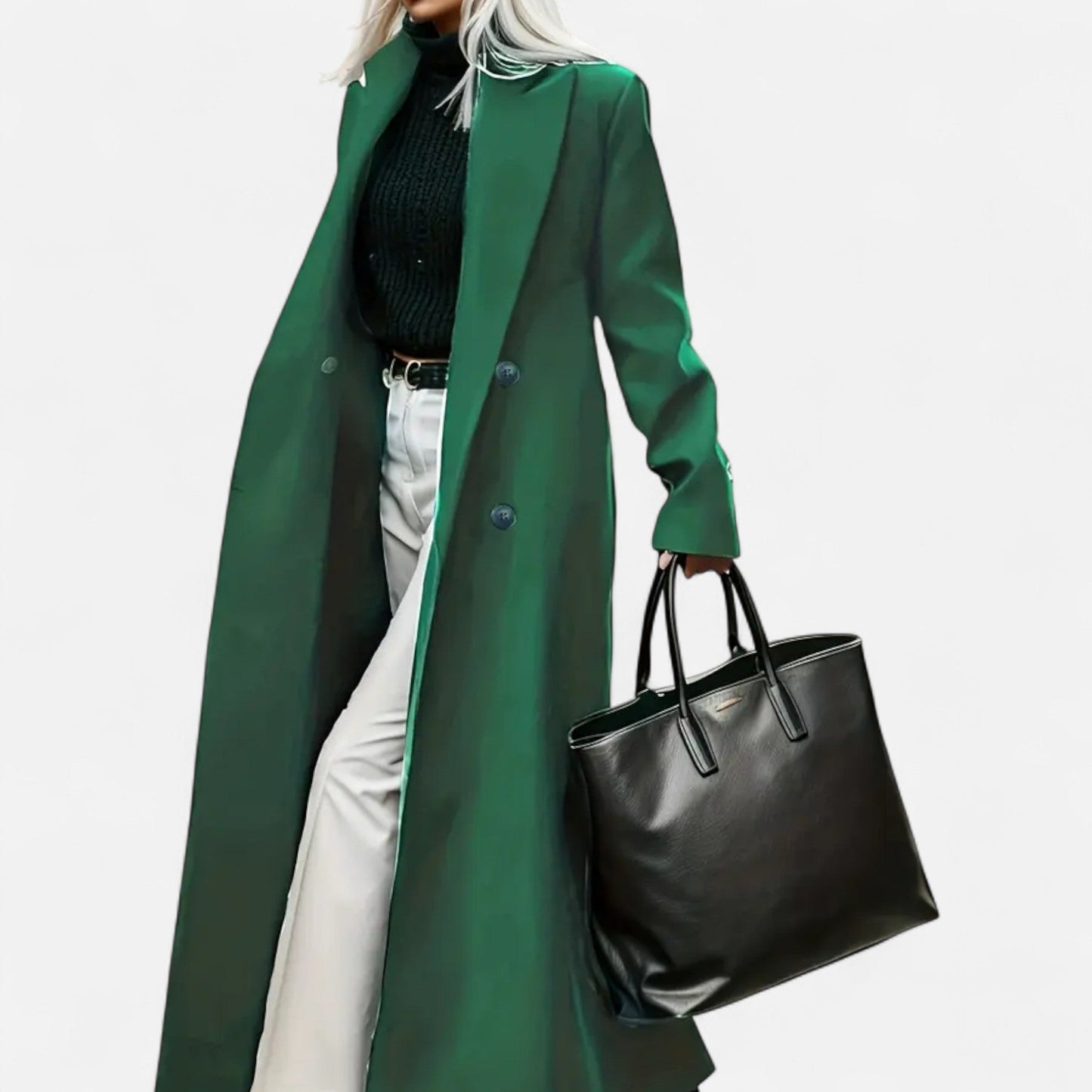 Theresa – Elegant Structured Formal Winter Coatfor Women - Image 1