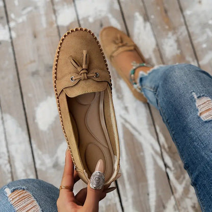 Carina – Women Soft Suede Slip-On Shoes - Image 16