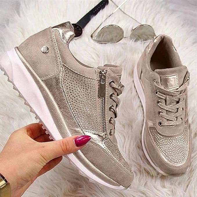 Sofia – Damskie buty ortopedyczne z zamkiem i sznurowaniem