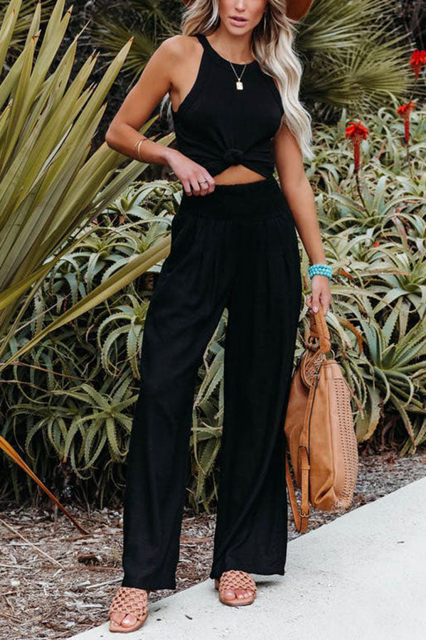 Daniela – Women Pocketed Smocked Pants - Image 11