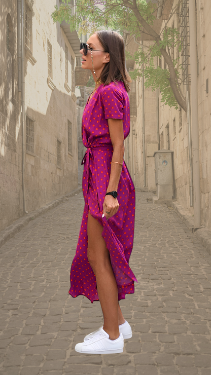Alina – Floral Wrap Dress - Image 8