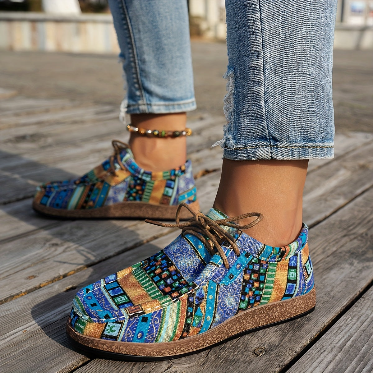 Ava – Women Vibrant Patchwork Sneaker - Image 10