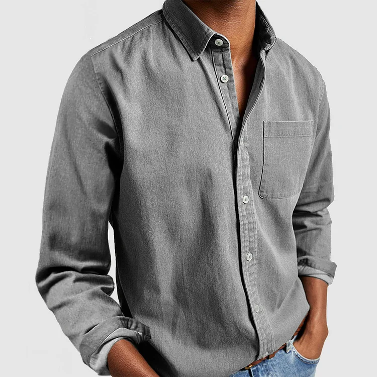 Armin – Men’s Casual Button-Up Shirt - Image 4