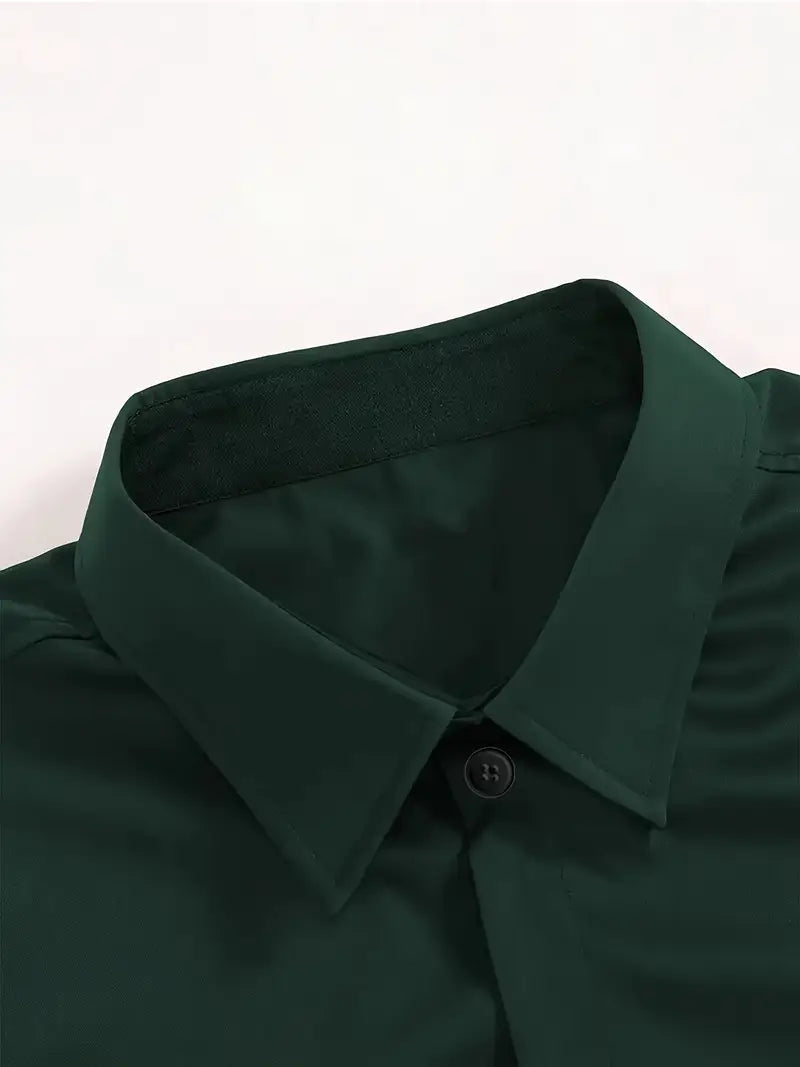 Adrián – Męska Koszula Slim Fit z Długim Rękawem