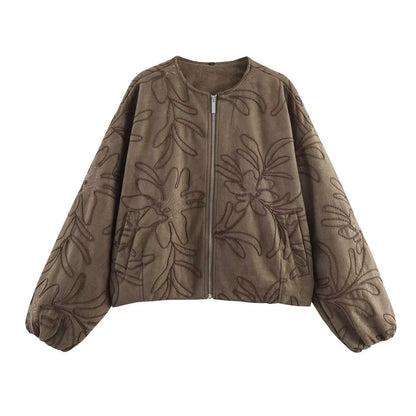Elvira – Women Embroidered Casual Jacket - Image 1