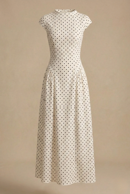 Ingrid – High Neck Cap Sleeve Dress - Image 5