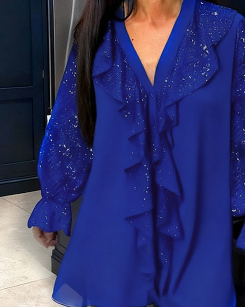Sarah – Elegant Ruffled Blouse - Image 8