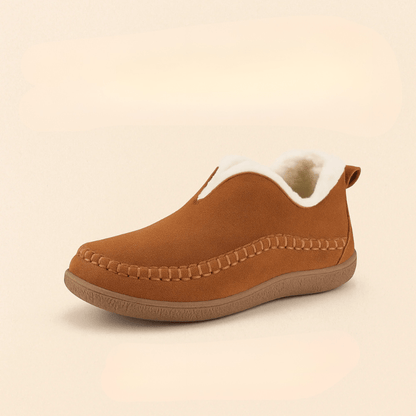 Clara – Damskie ocieplane kapcie domowe z miękkim futerkiem