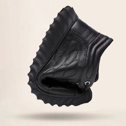 Kamil – Ocieplane skórzane sneakersy dla mężczyzn