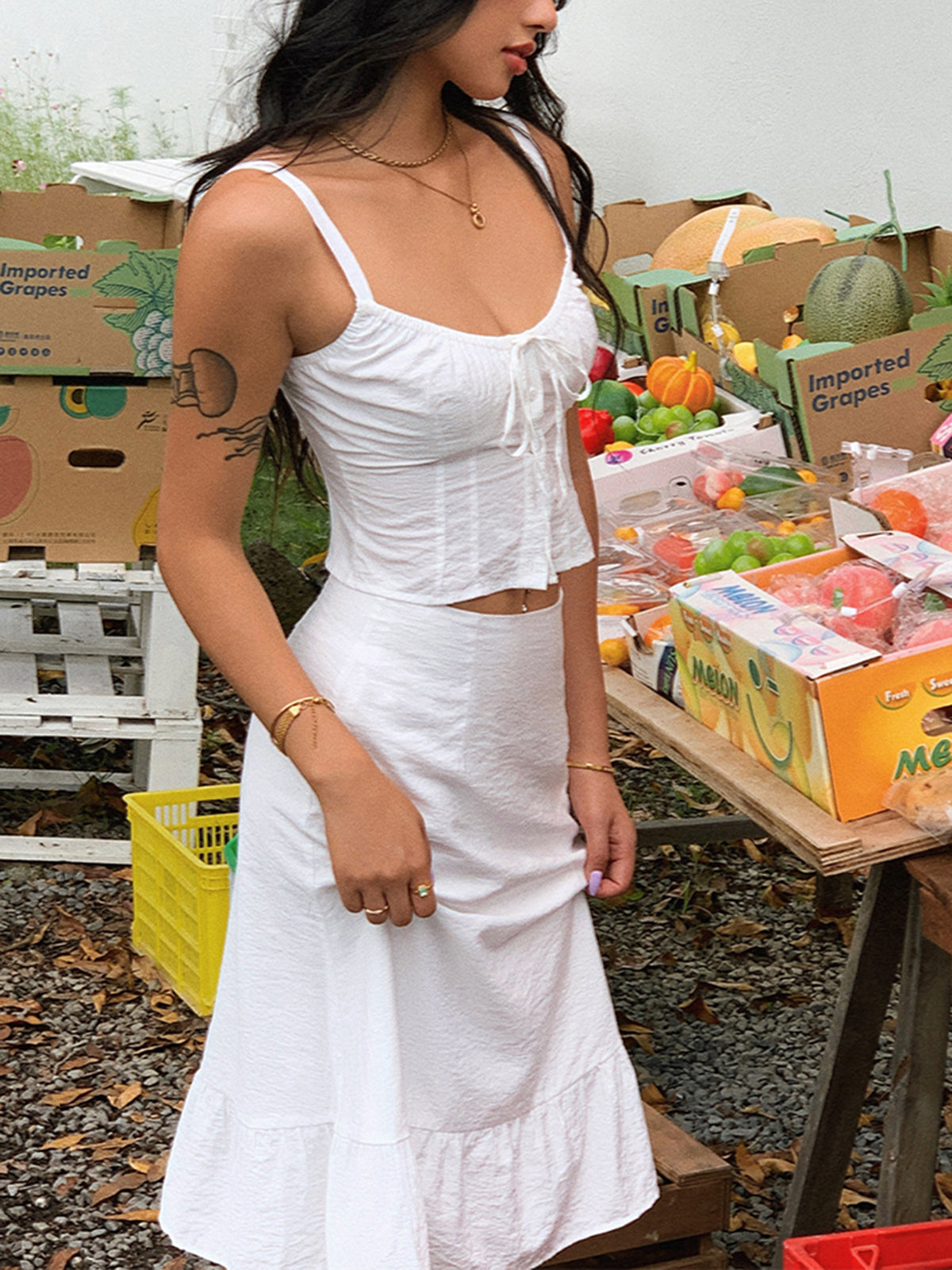 Lucía – Gorsetowy Dwuczęściowy Zestaw ze Spódnicą