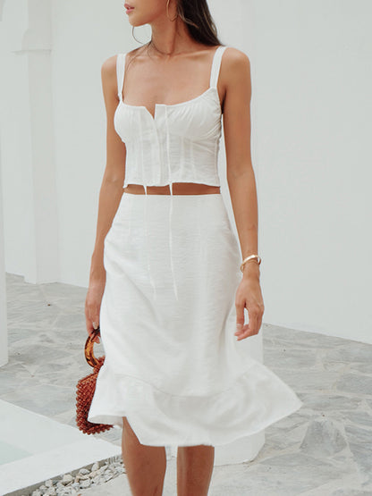 Lucía – Gorsetowy Dwuczęściowy Zestaw ze Spódnicą