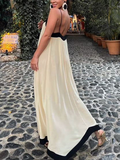 Clara – Sicily Old Money Aesthetics Slip Long Dress - Image 2
