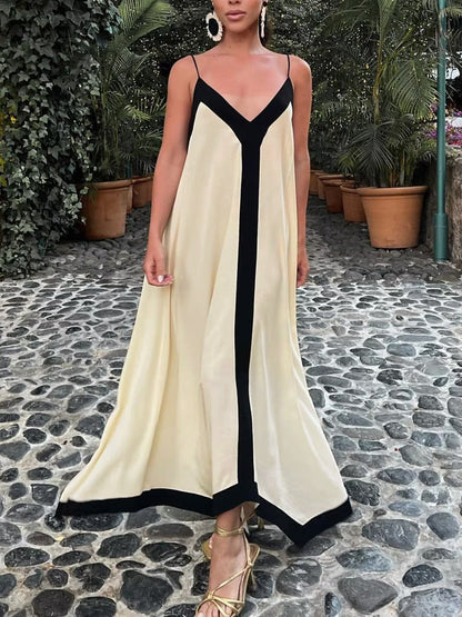 Clara – Sicily Old Money Aesthetics Slip Long Dress - Image 1