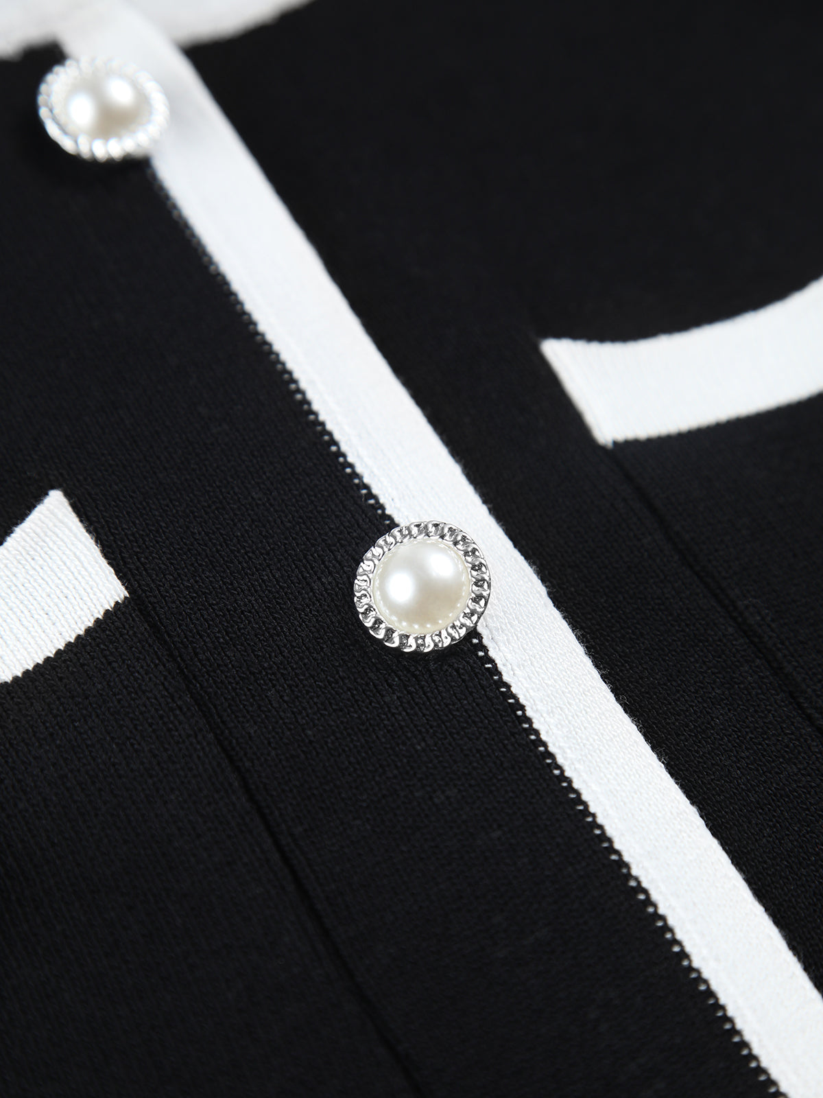 Johanna – Multi Pocket Button Sleeveless Short Sweater Dress - Image 6