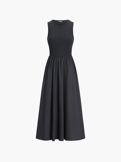 Julia – Leisure Crew Neck Long Dress - Image 5