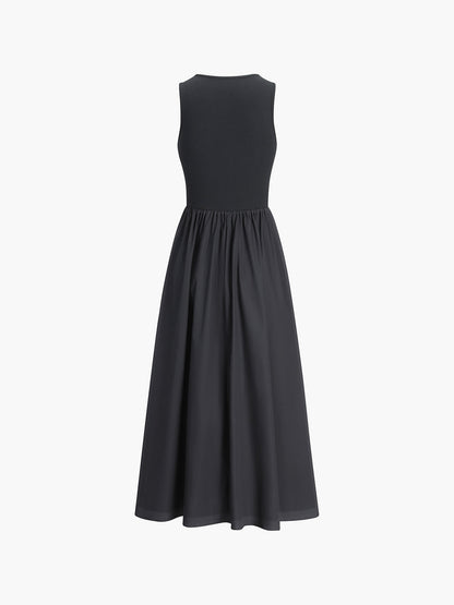 Julia – Leisure Crew Neck Long Dress - Image 6