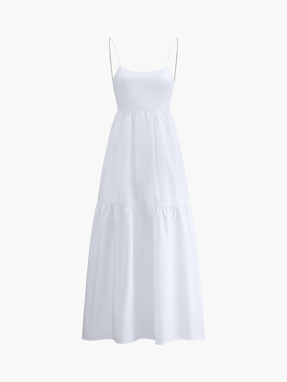 Mila – Solid Backless Long Dress - Image 5