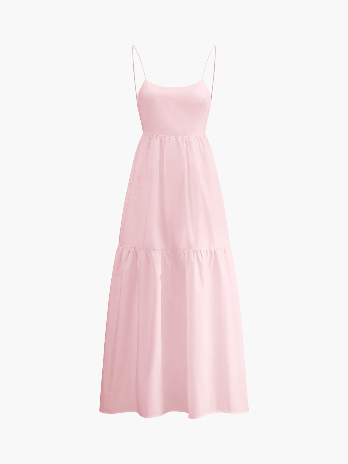 Mila – Solid Backless Long Dress - Image 7