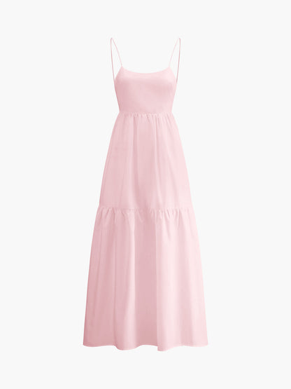 Mila – Solid Backless Long Dress - Image 7