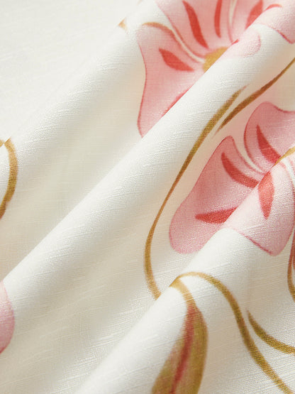 Clara – Krótka Sukienka bez Rękawów z Subtelnym Wzorem