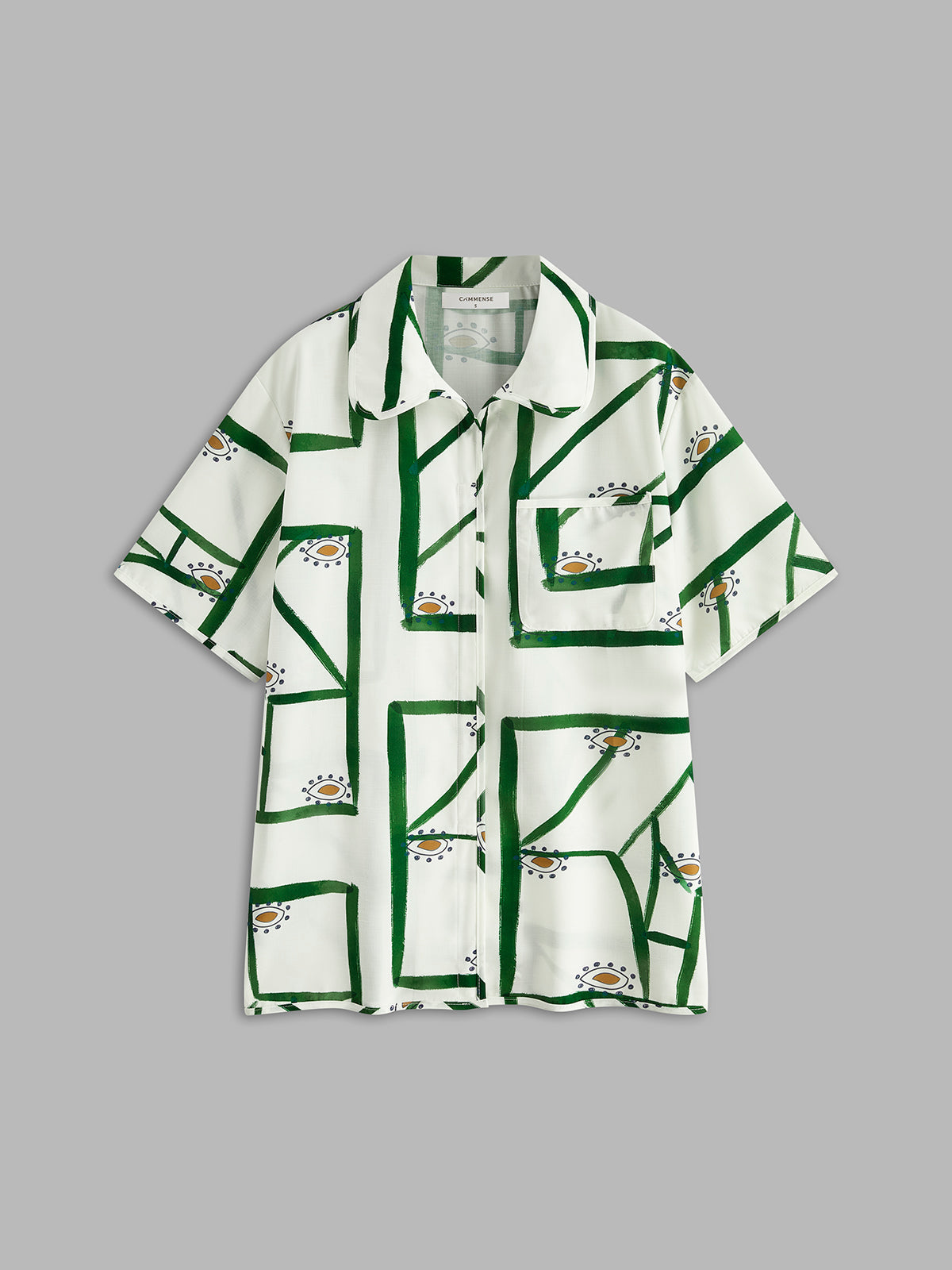 Paula – Wzorzysty letni zestaw szortów z wiązaniem