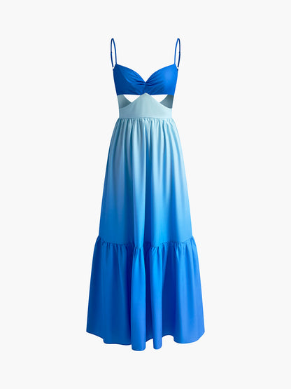 Mila – Backless Cutout Cami Long Dress - Image 2