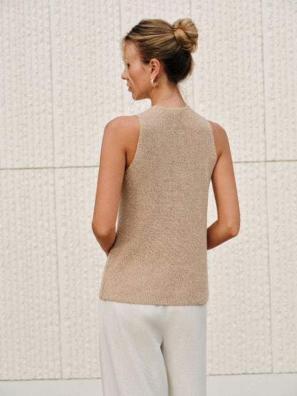 Sandra – Halter Cross-Over Collar Top - Image 6