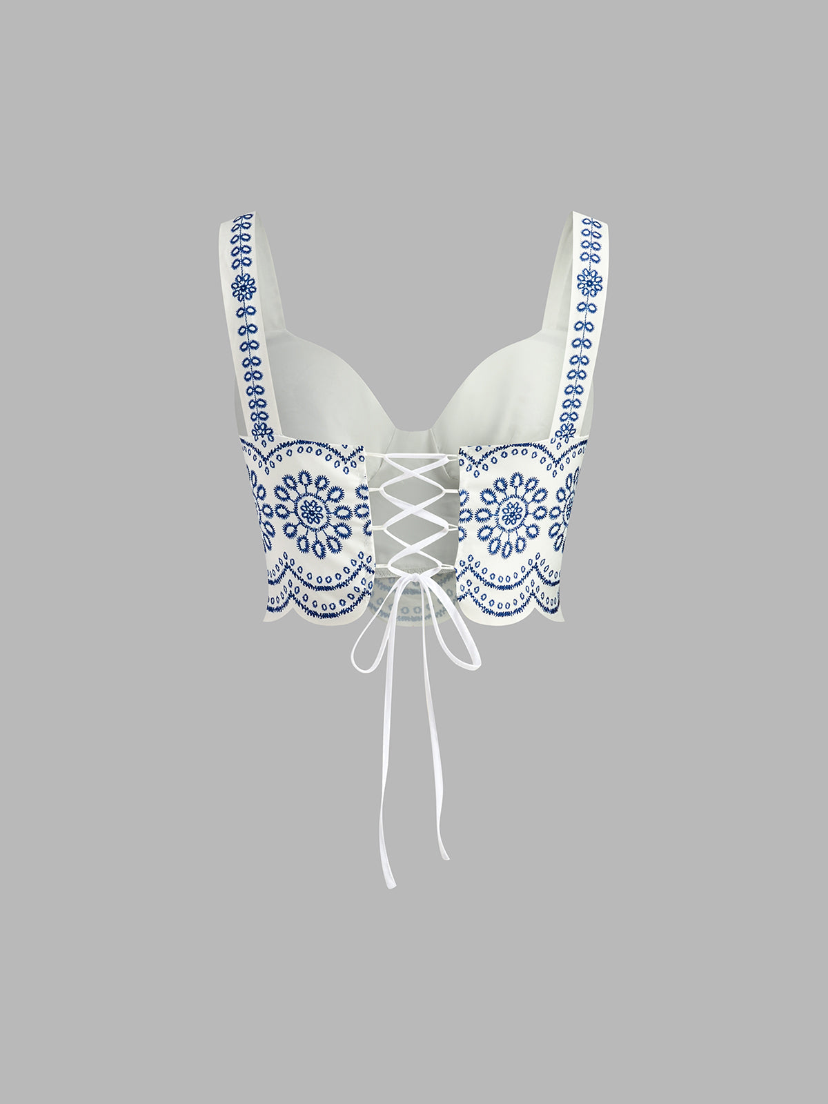 Isabel – Komplet z dekoracyjnym topem bez rękawów i spódnicą