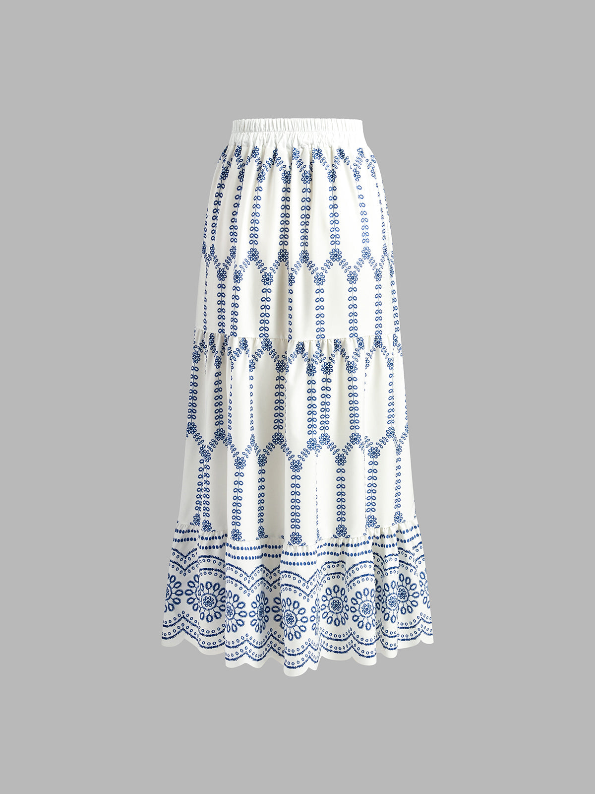 Isabel – Komplet z dekoracyjnym topem bez rękawów i spódnicą