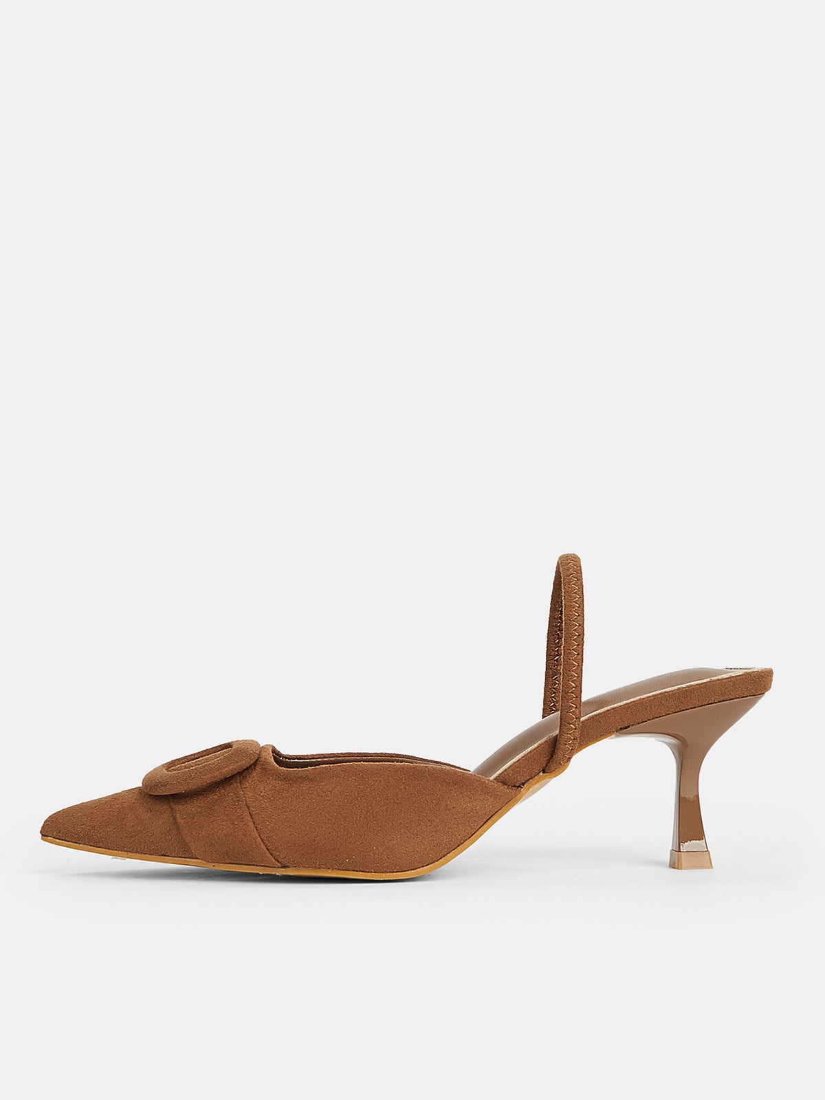Cornelia – Elegant Pointed Toe Suede Heels - Image 1